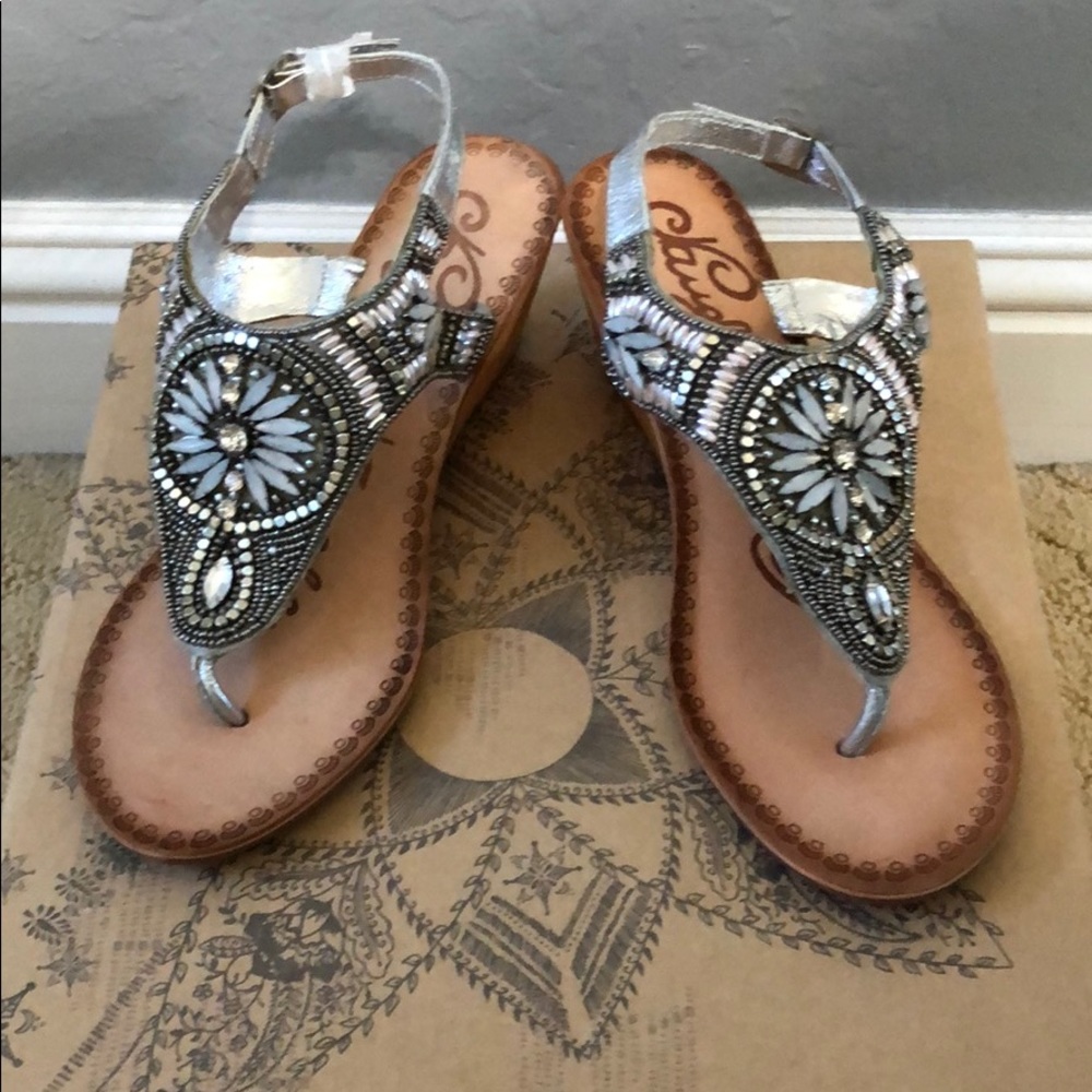 Naughty Monkey Wedge Sandals